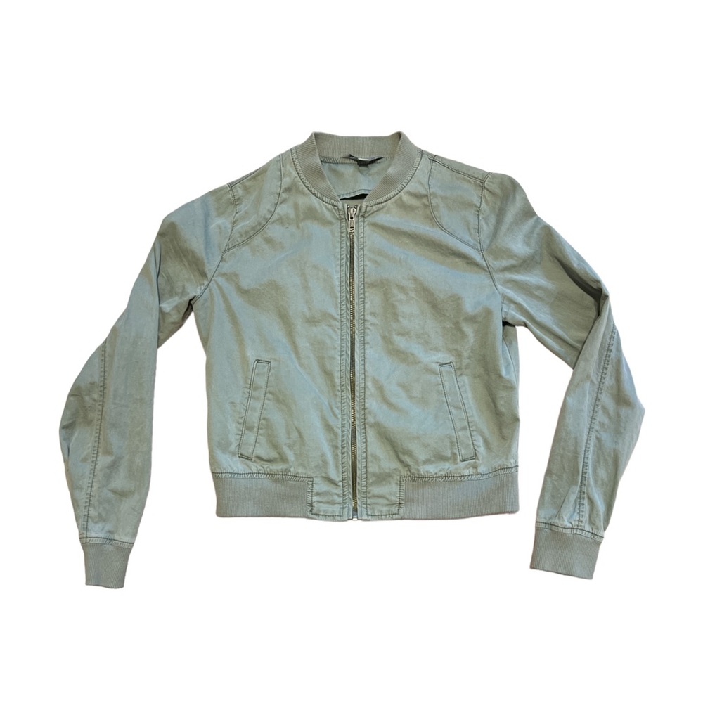 Rubbish Jean Moto Bomber